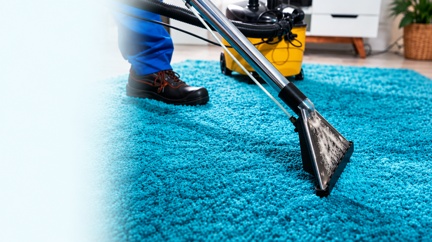 Professional equipment used for carpet cleaning