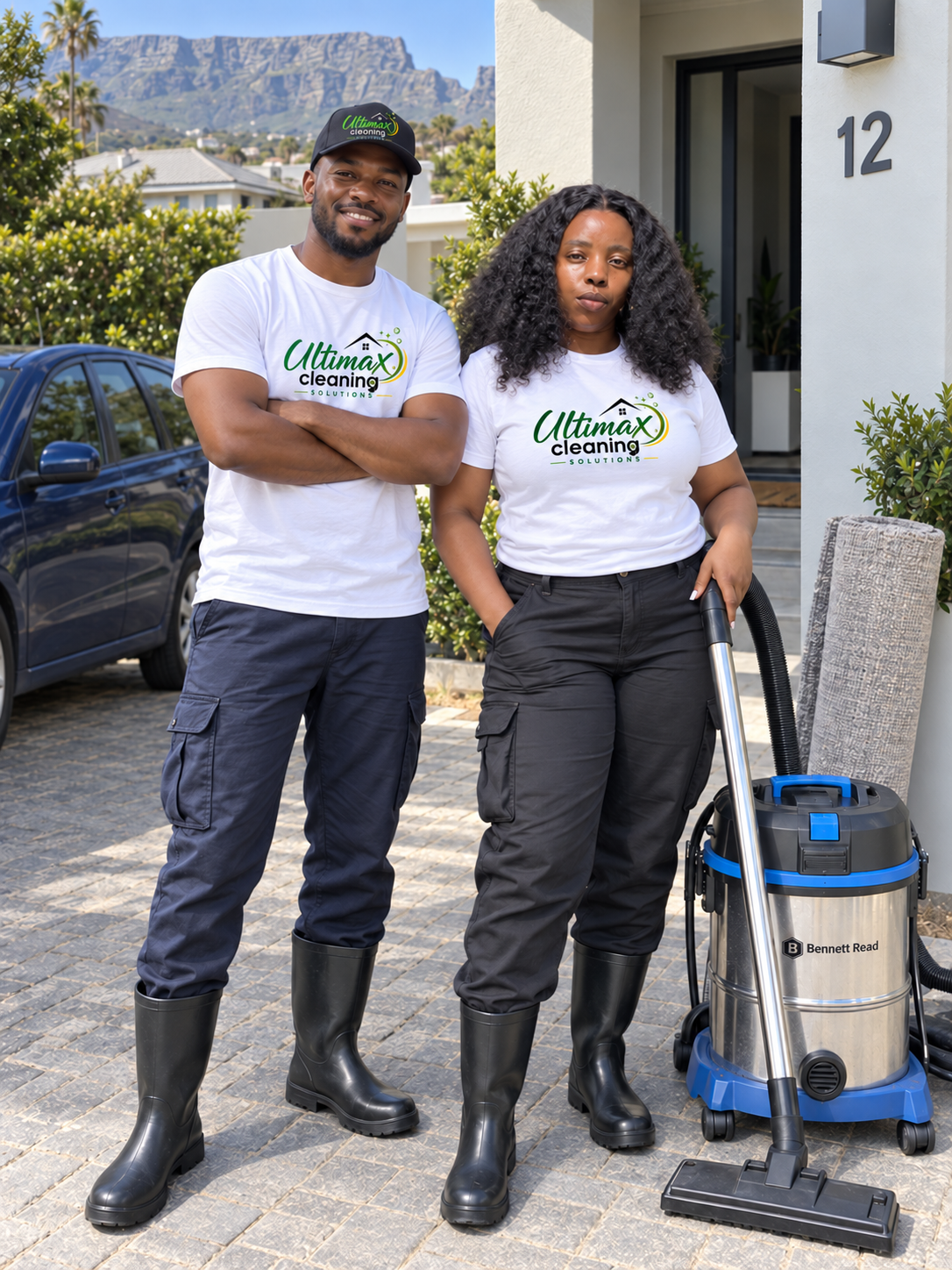 Professional wet and dry vacuum used for carpet cleaning